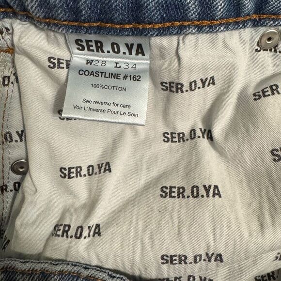 Ser.o.ya distressed cropped Brenna boyfriend jean size 28 - Picture 8 of 9
